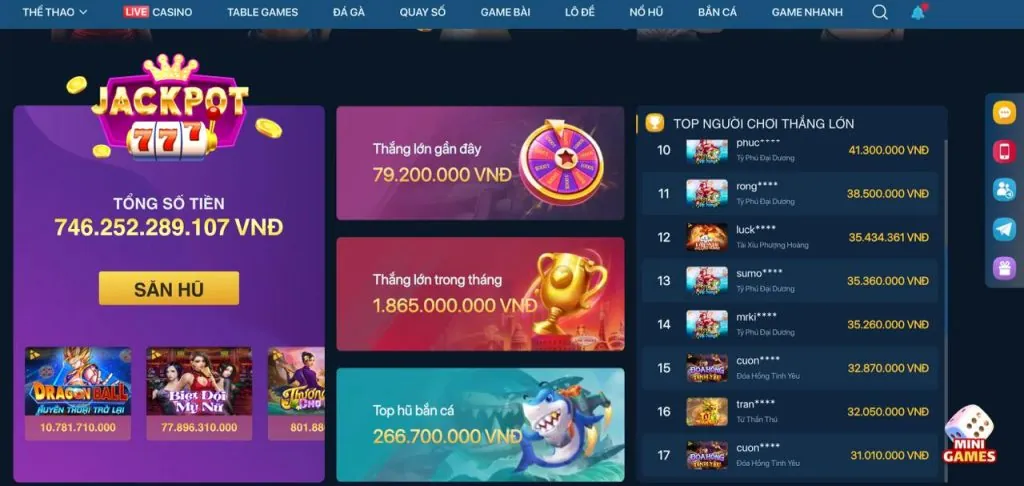 Cơ hội đổi đời với game nổ hũ kv999 app